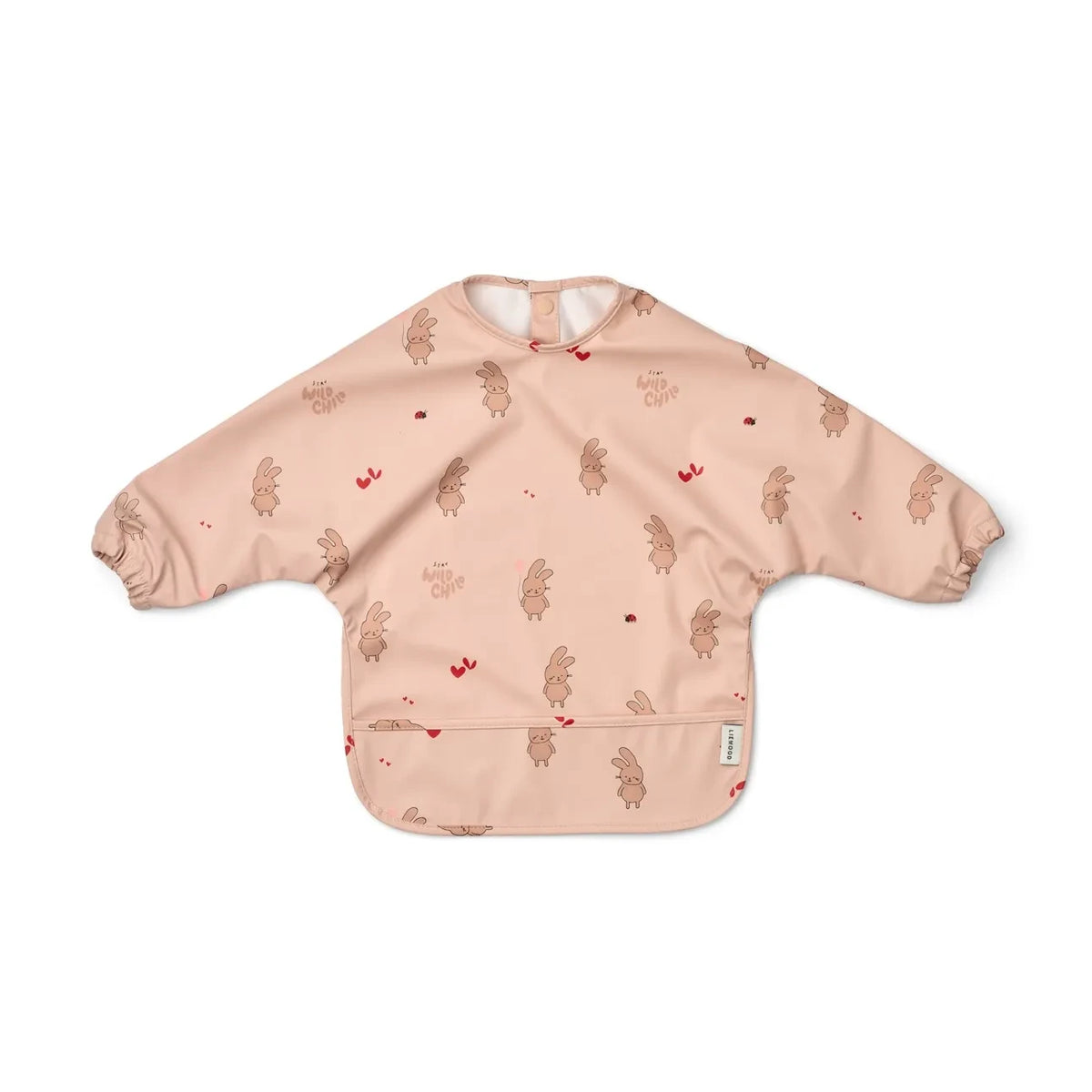 Liewood - Babero con mangas Merle | Wild child/Rosey