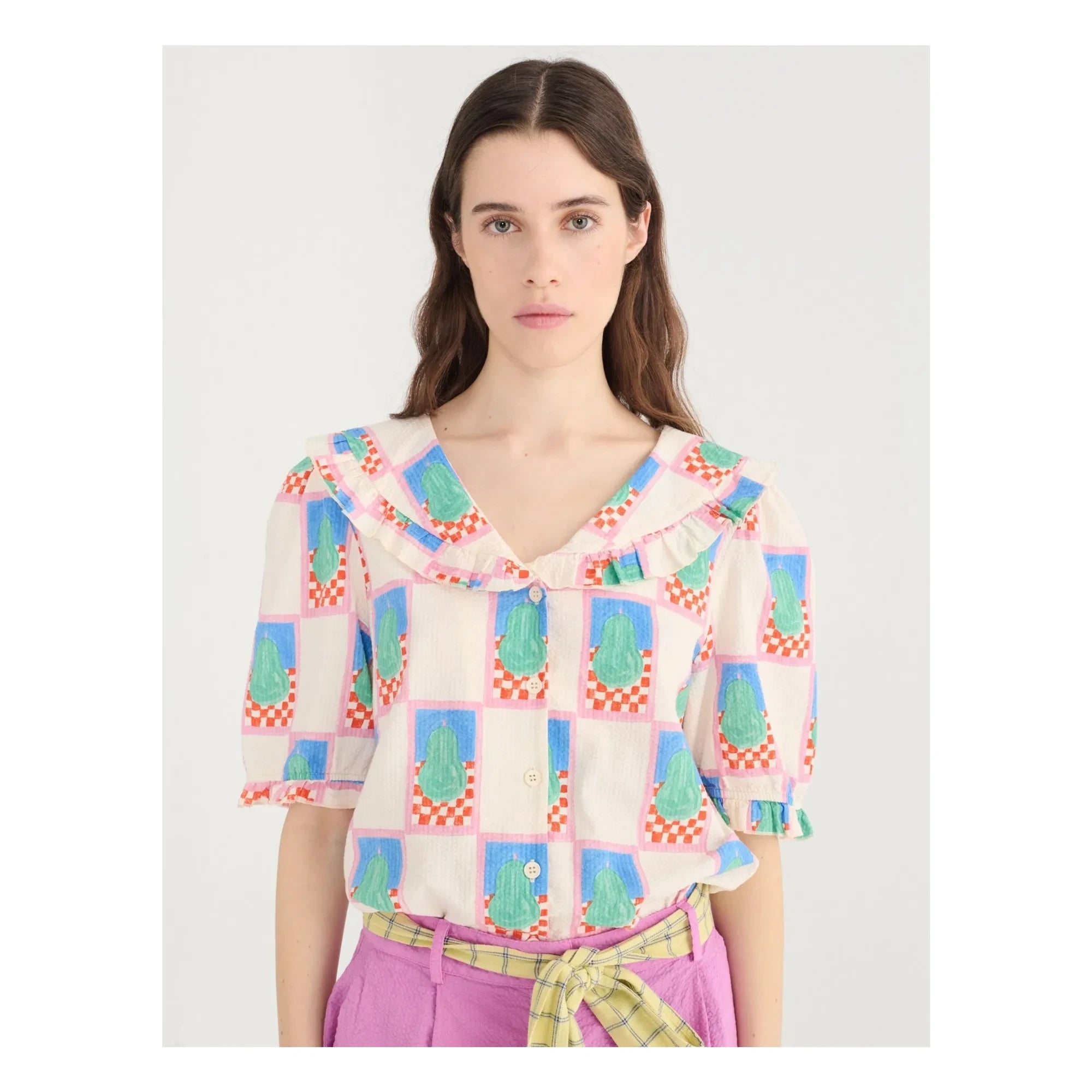 Bobo Choses - Camisa de algodón perla | Crema