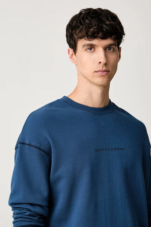 Sudadera con capucha de algodón para hombre Scotch & Soda