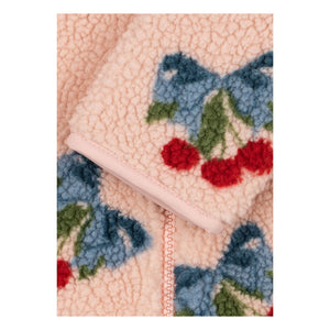 Konges Sløjd - Gorro aviador Sherpa Jody Cerezas Fibras Recicladas | Rosa