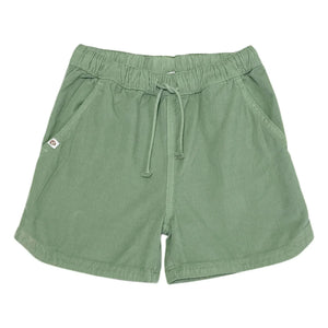 Sunchild - Pantalones cortos de terciopelo Hunter | Salvia