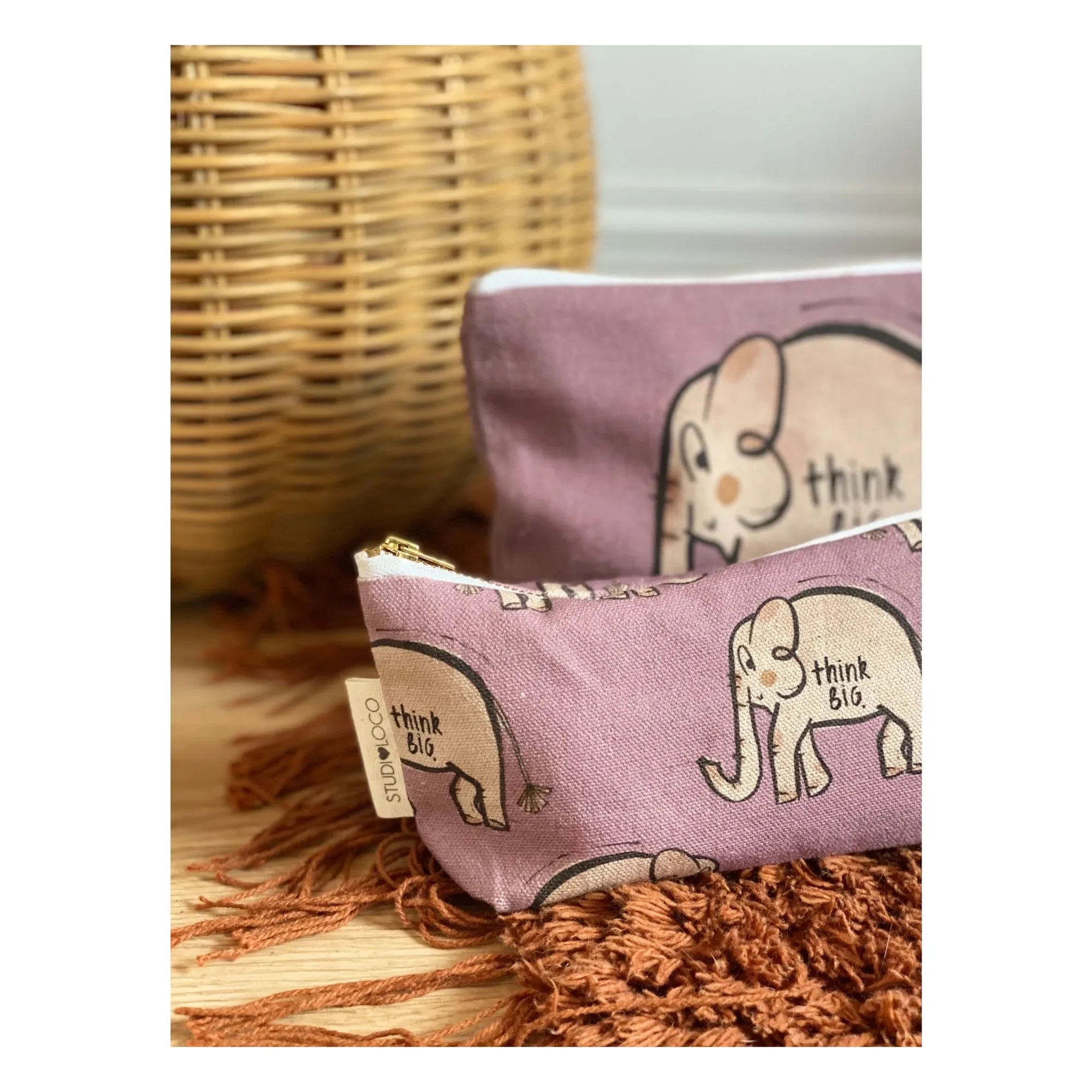 Studio Loco - Bolso de mano Fil Clutch | Malva