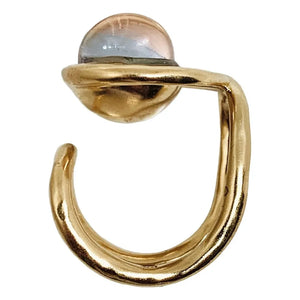 LAH - Eclipse Anillo de Sello Bicolor | Azul claro