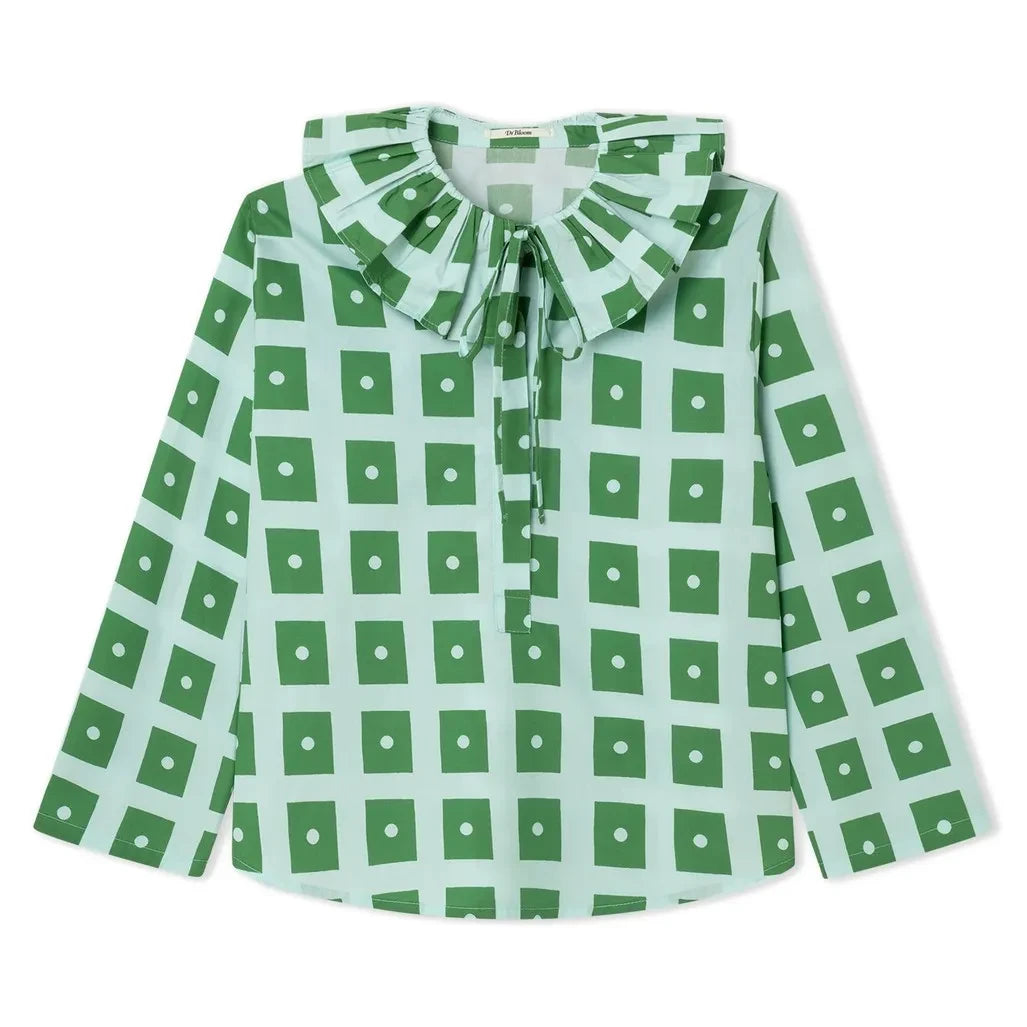 Dr Bloom - Blusa Heidi Pamuk | Azul claro