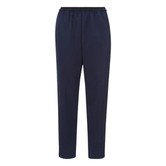 Pomandère - Pantalones de lana elástica | Azul marino