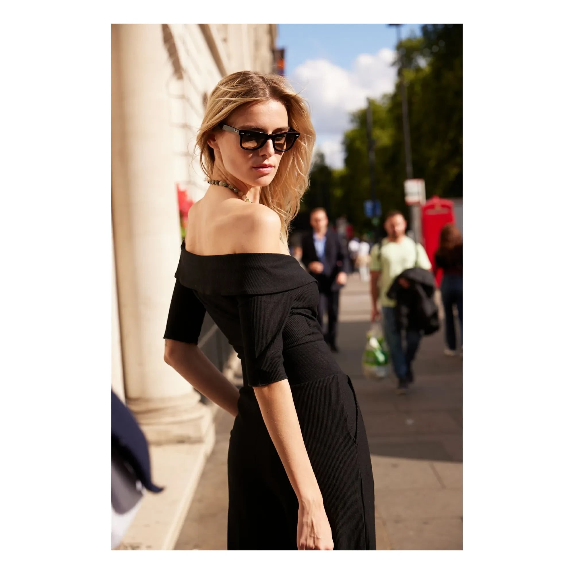 Flair - Gabrielle body de terciopelo | Negro