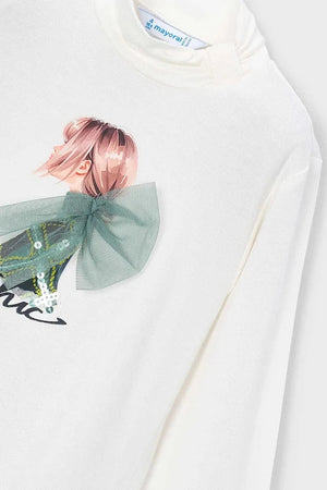 Blusa Mayoral de manga larga viscosa para niños