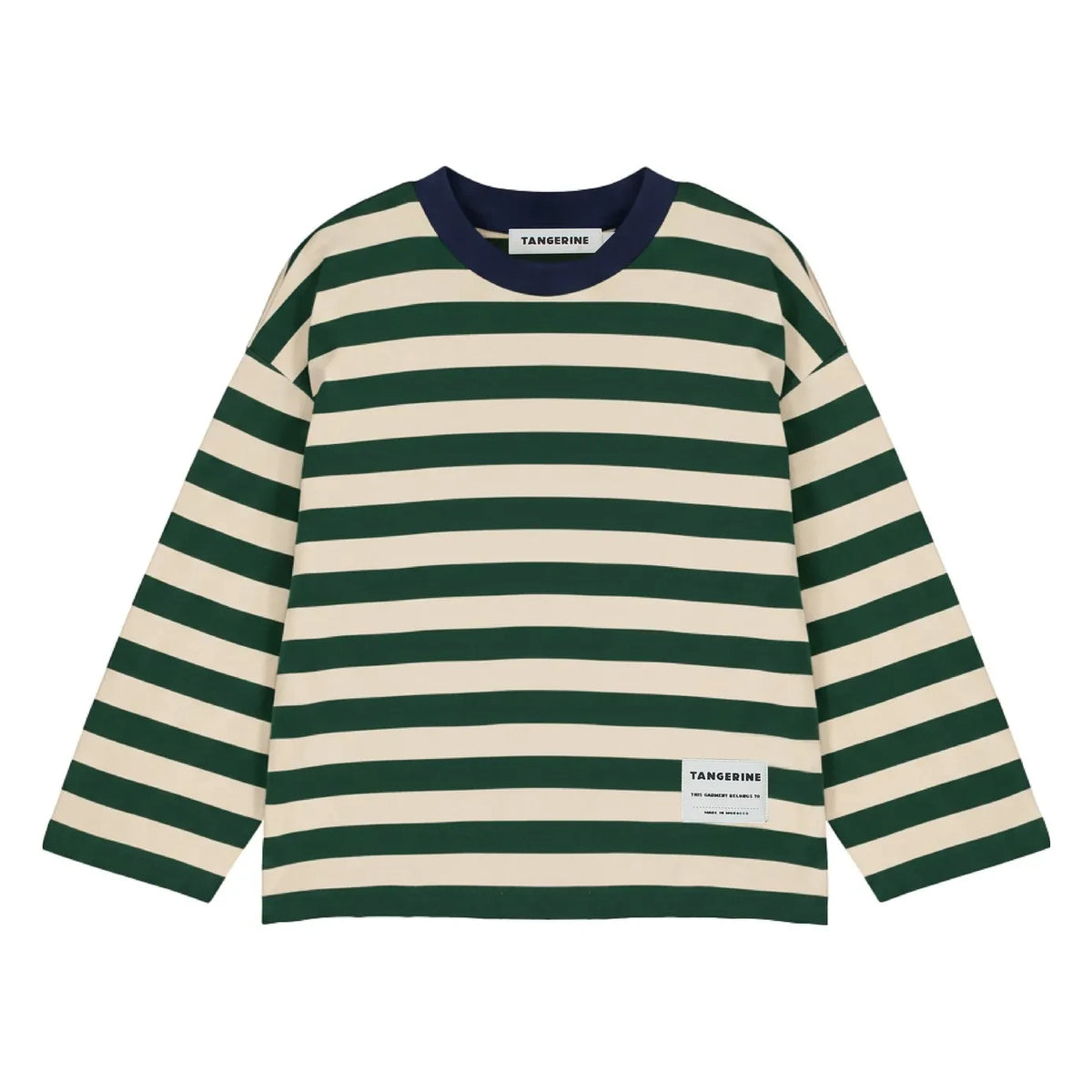 Tangerine - Camiseta de Rayas | Crema