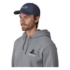 Patagonia - Gorra trucker P-6 LoPro de algodón orgánico | Azul marino