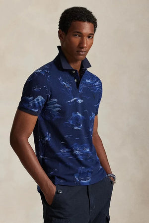 Polo Ralph Lauren Camiseta de cuello de algodón