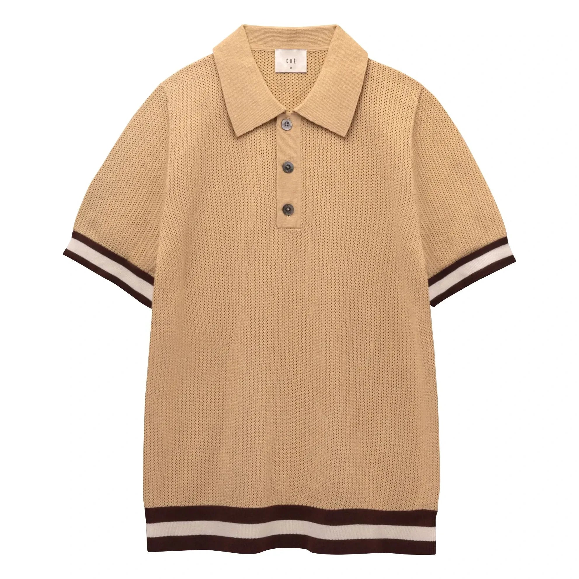 Ché Studios - Polo de algodón Quinn | Camel