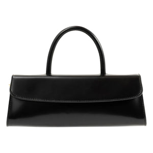 BY FAR - Bolso Mini Longa Piel Semibrillante | Negro