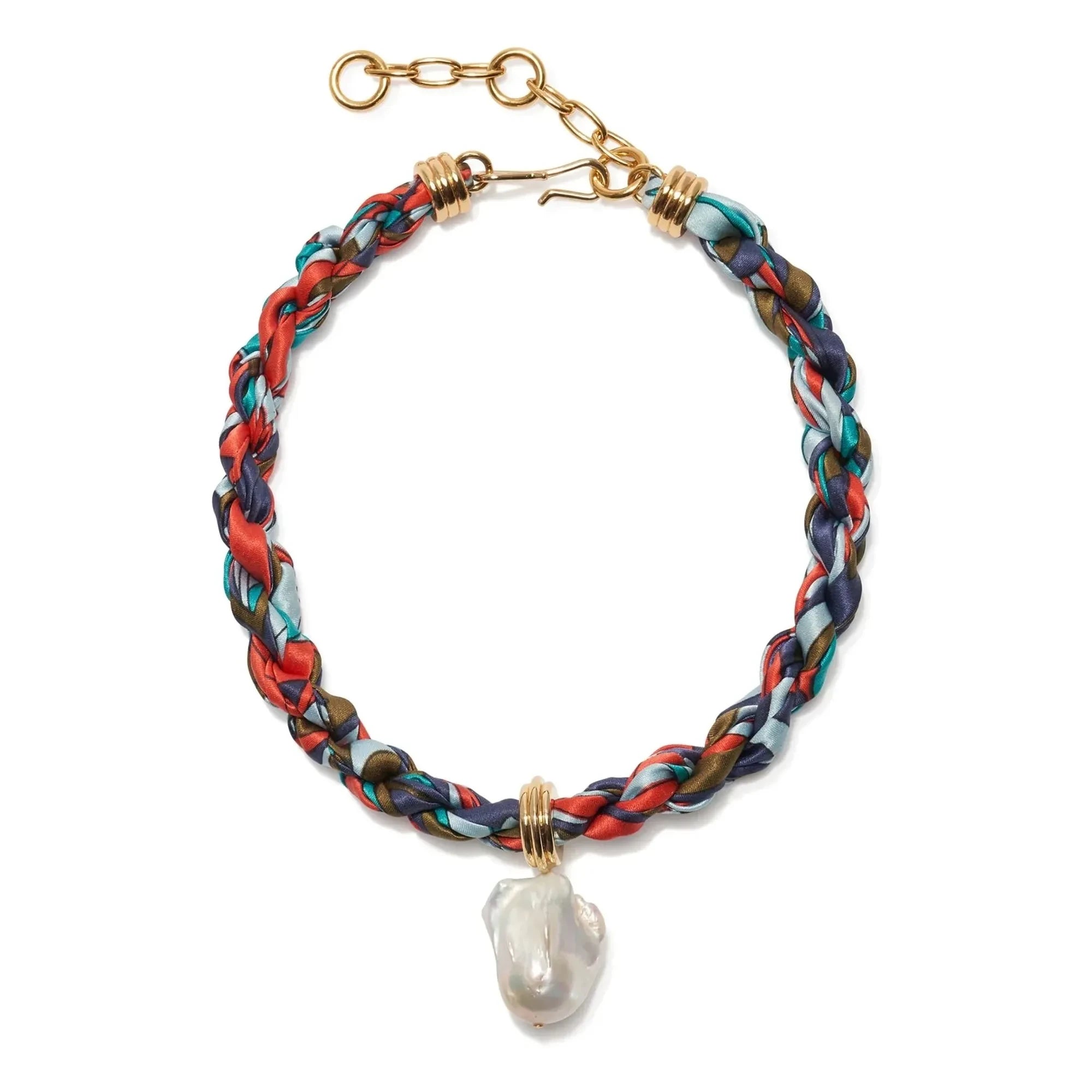 Lizzie Fortunato - Collar trenzado | Rojo