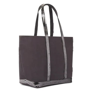 Vanessa Bruno - Bolso tote con cremallera L | Gris carbón
