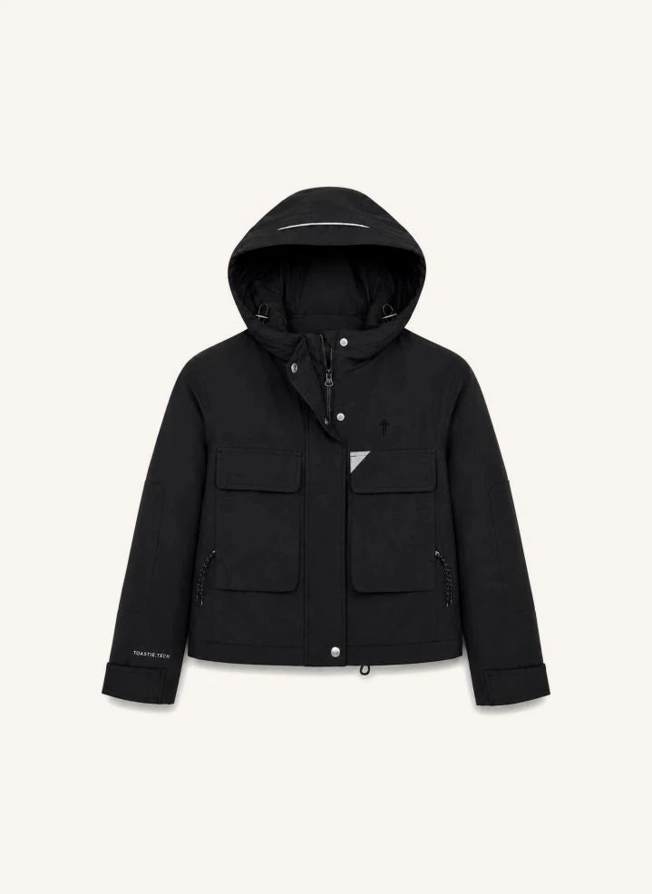 Töastie - Chaleco impermeable acolchado de fibra reciclada | Negro