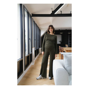 Colección Paloma - Pantalones Premamá Andrea Setentas | Caqui