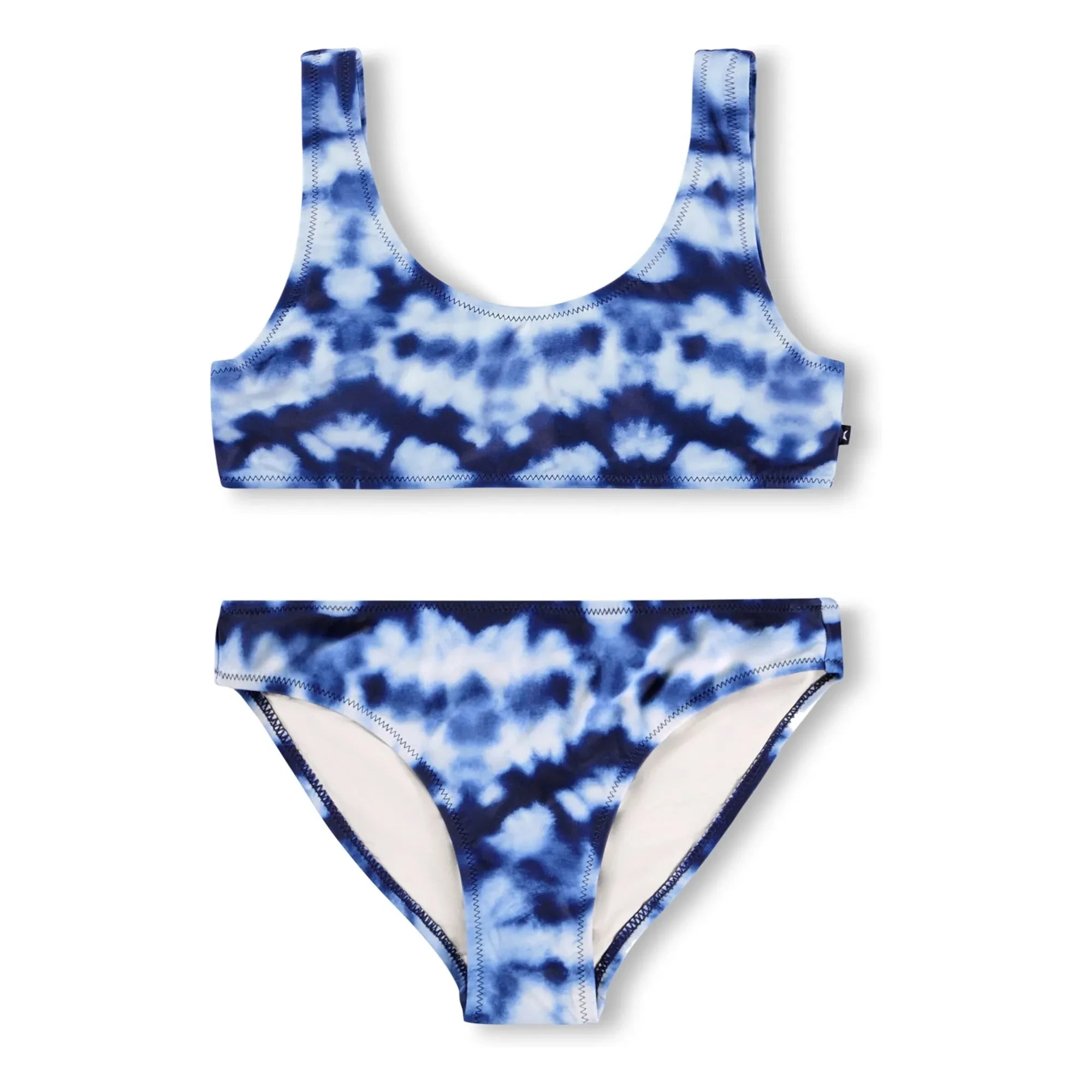 Molo - Traje de baño con estampado de batik Nola con fibras recicladas | Azul marino