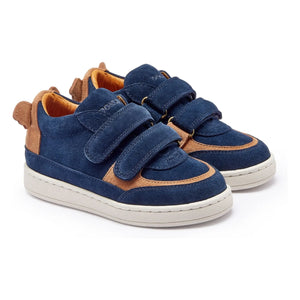 Donsje - Zapatillas deportivas Rinou Koala con suela dentada de ante | Azul noche