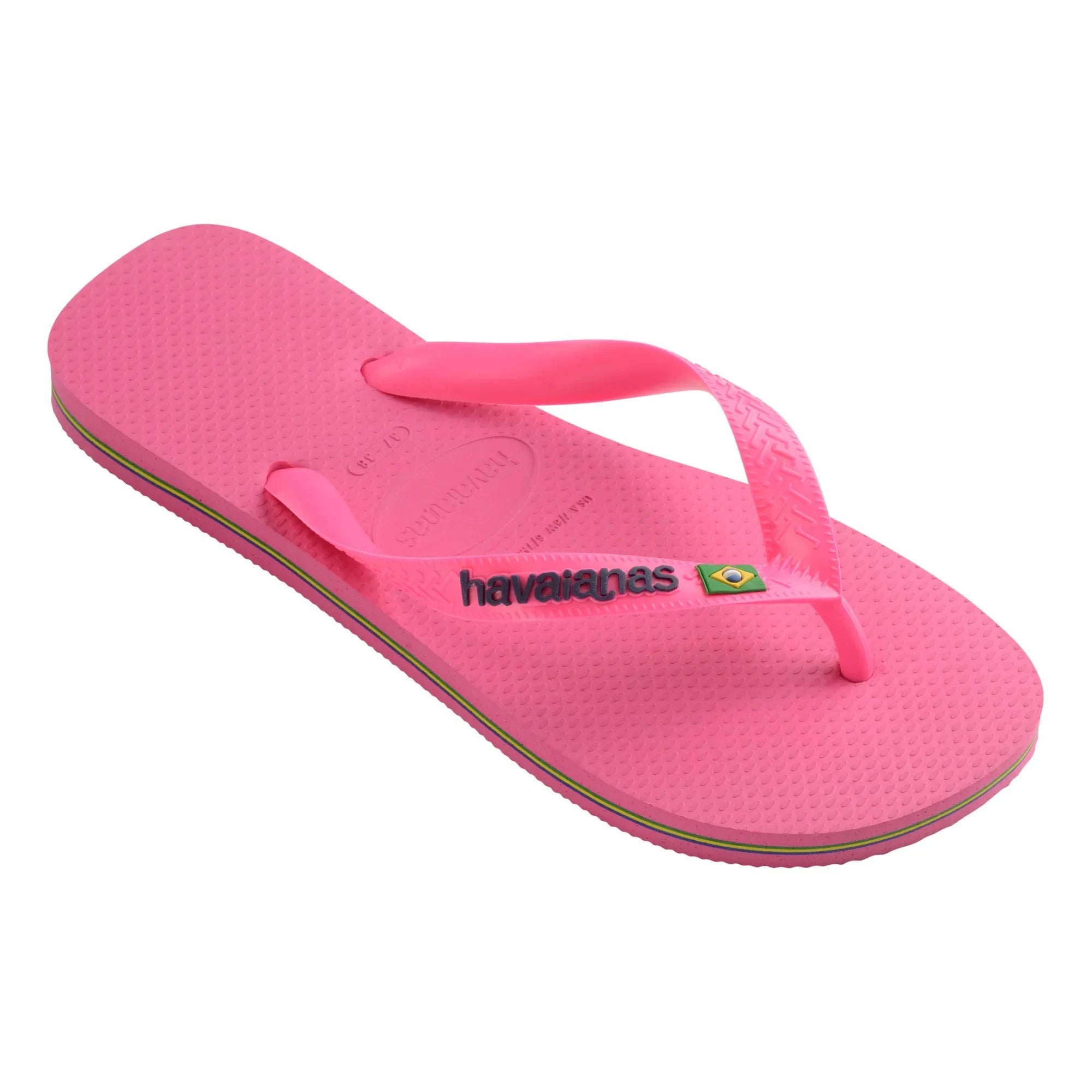 Havaianas - Chanclas de dedo Brasil Logo Neon | Rosa
