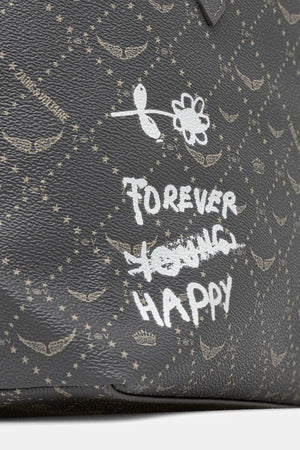 Zadig&Voltaire Bolso Tote de Piel Sintética para Mujer Z SHOPPER MONOGRAM TAG
