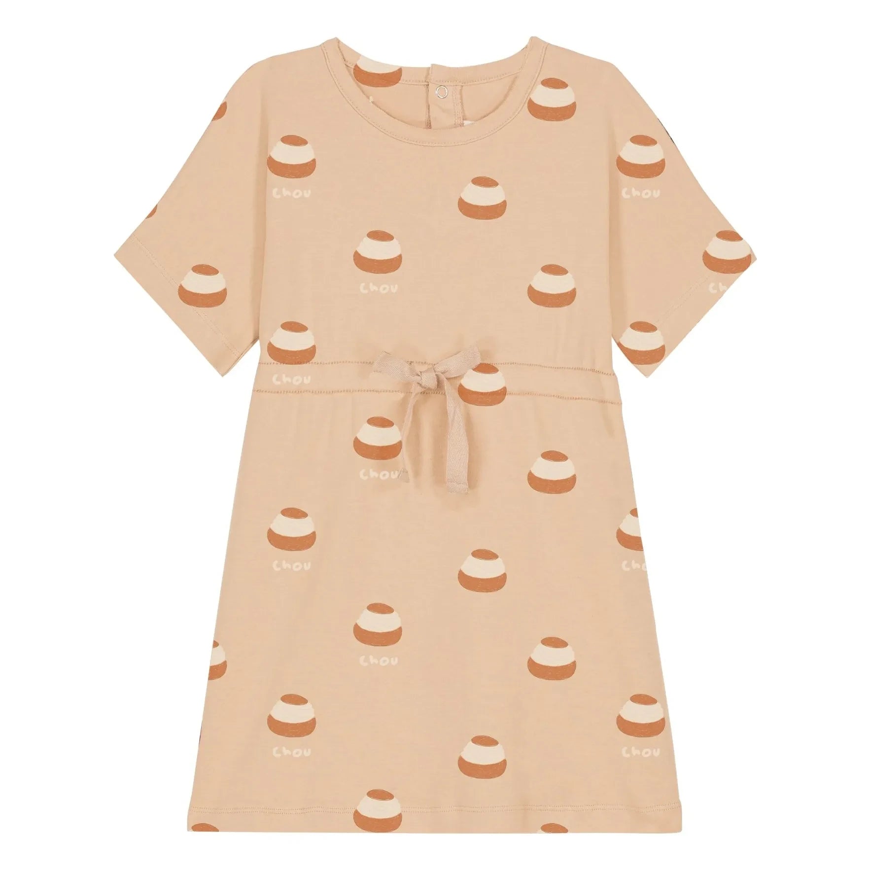 Studio Bohème - Vestido de algodón orgánico Yogi Choux | Beige
