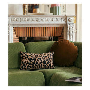 The Socialite Family - Cojín rectangular de jacquard Carino | Leopardo