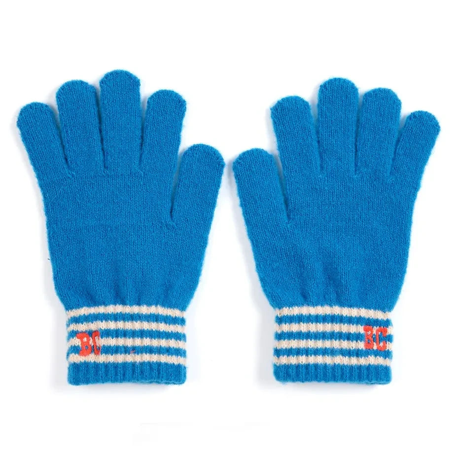Bobo Choses - BC Guantes de Fibra Reciclada | Azul