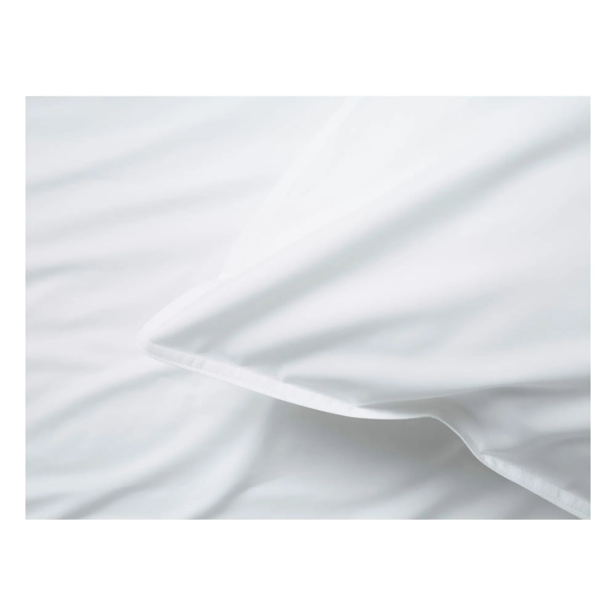 Suite 702 - Funda de almohada de percal de algodón orgánico | Blanco