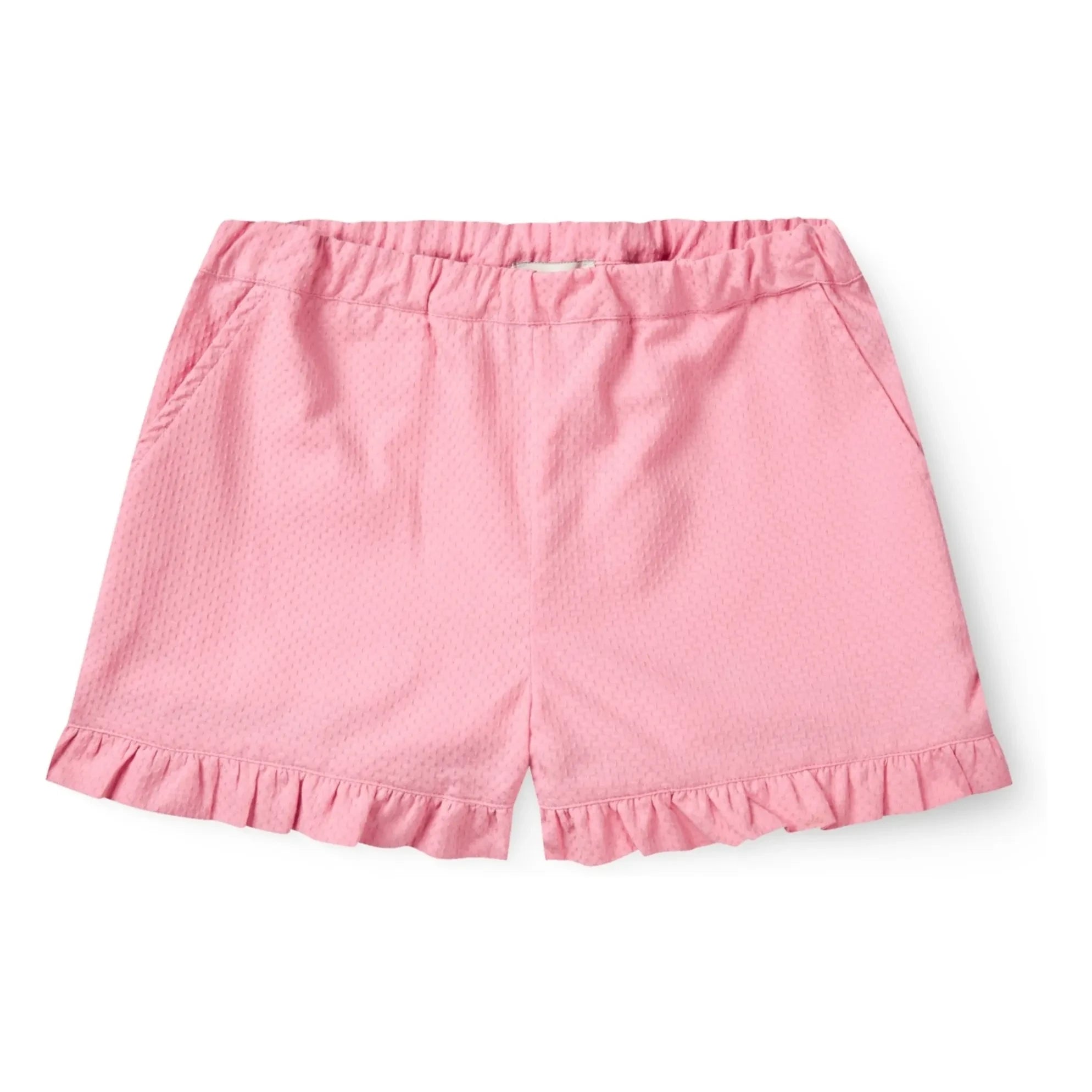 Copenhagen Colors - Pantalón corto con volantes de algodón orgánico | Rosa