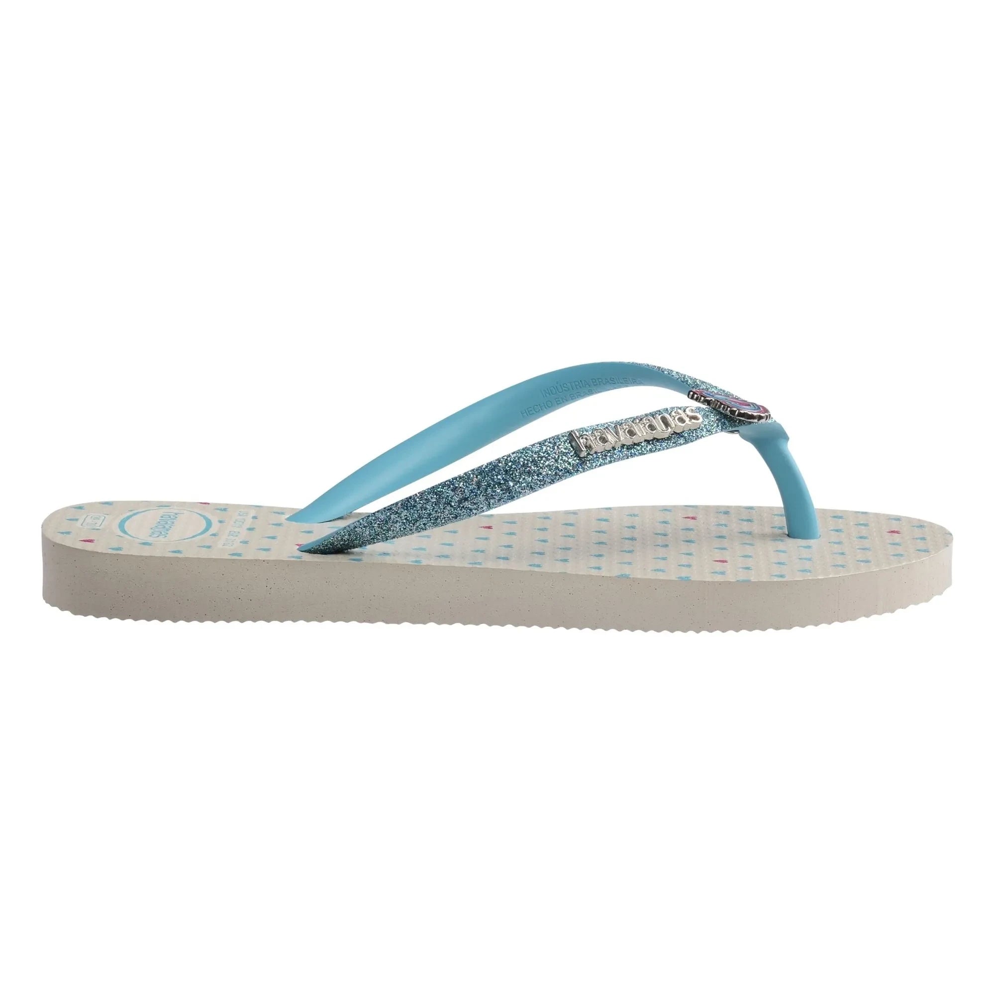 Havaianas - Chanclas planas con purpurina | Beige