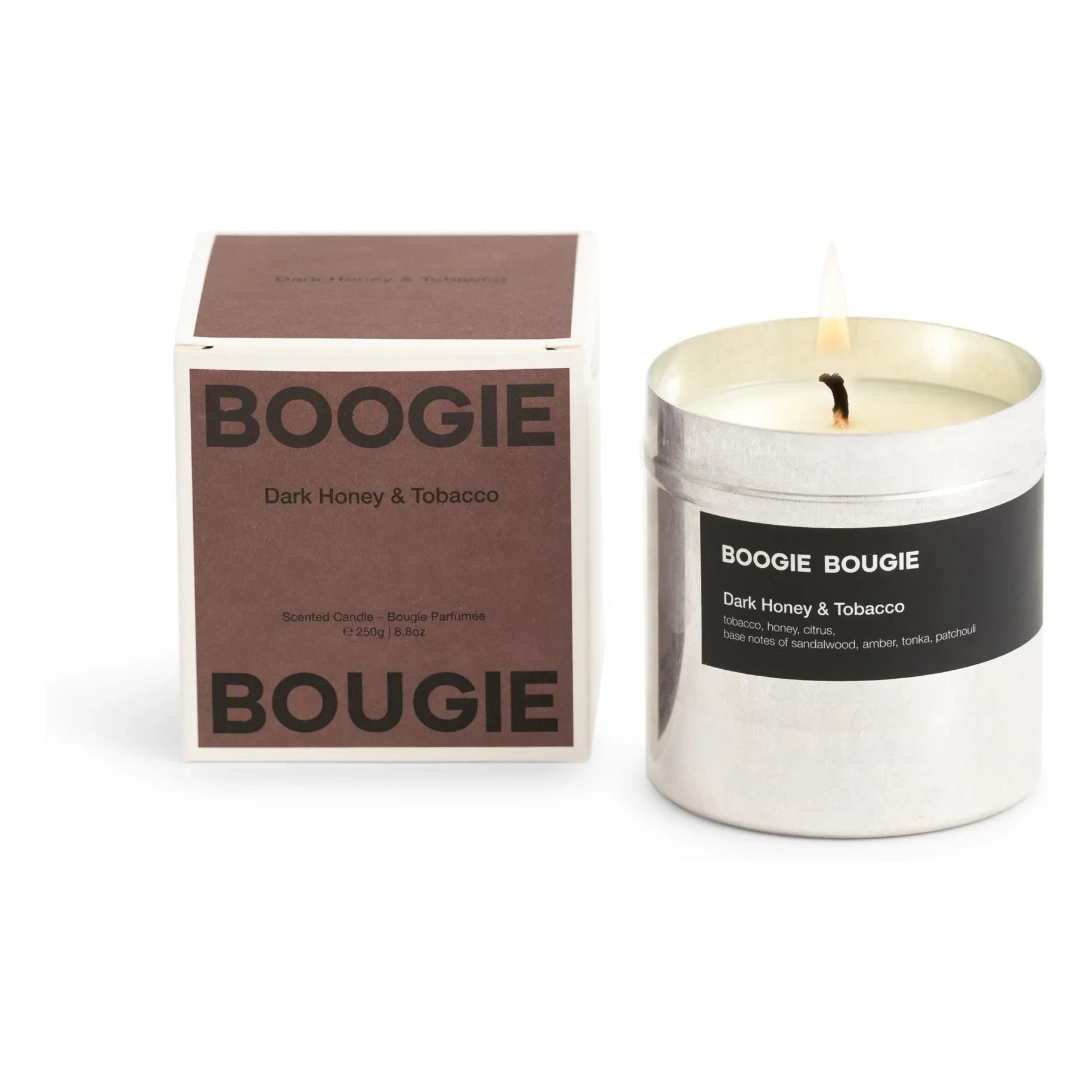 Boogie Bougie - Vela de Miel Oscura y Tabaco