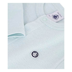 Petit Bateau - Cárdigan de algodón orgánico | Turquesa