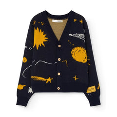 The Animals Observatory - Racoon Etoiles hırka | Lacivert