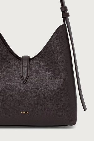 Bolso hobo de piel para mujer Goccia S Hobo
