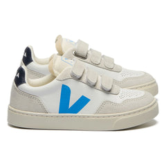 Veja - Zapatillas V-90 de piel resistente a los arañazos O.T. | Azul