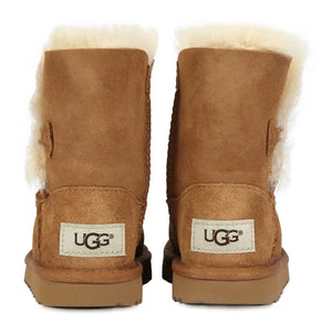UGG - Botas de ante forradas de piel Bailey Button II | Camel