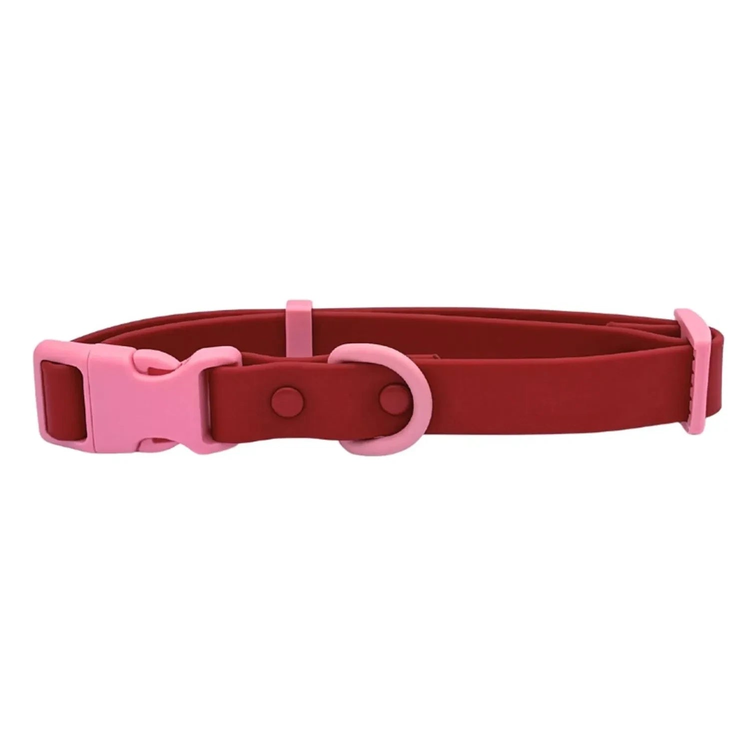 Approved by Fritz - Collar para perros | Rojo cereza