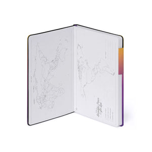 Legami - Cuaderno de Puntos con Tapa Blanda - Vibras de Atardecer - Mi Cuaderno