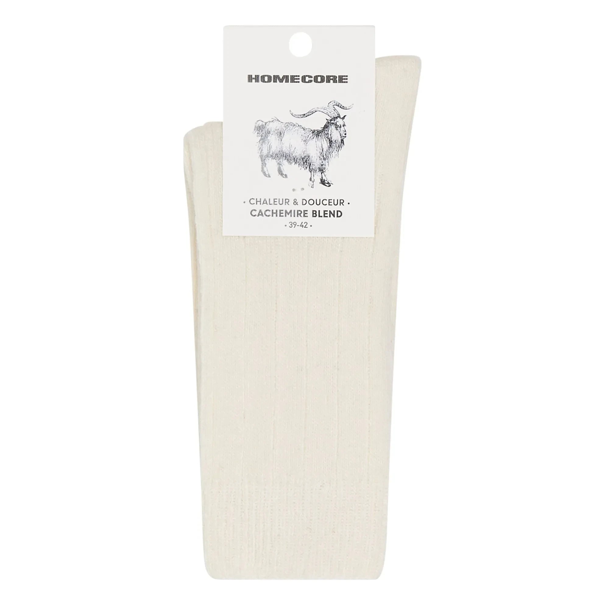Homecore - Calcetines de cachemira | Crudo