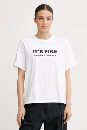 Camiseta de algodón para mujer Victoria Beckham