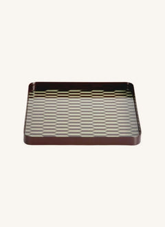 Present Time - Bandeja de metal Salerno | Chocolate