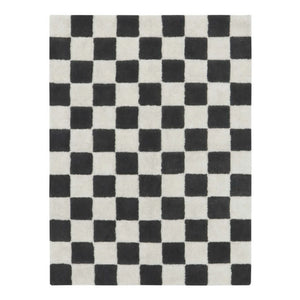 Lorena Canals - Alfombra Kilim | Gris oscuro