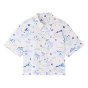 Bonpoint - Camisa Erian de algodón orgánico | Ocean