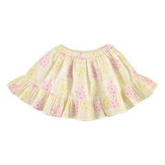 Bebe Organic - Falda Bordada Alba | Amarillo