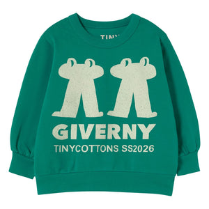 Tinycottons - Sudadera con motivo de rana de algodón orgánico | Verde