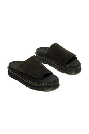 Dr. Martens Pantufla de plataforma de gamuza ZebZag Slide