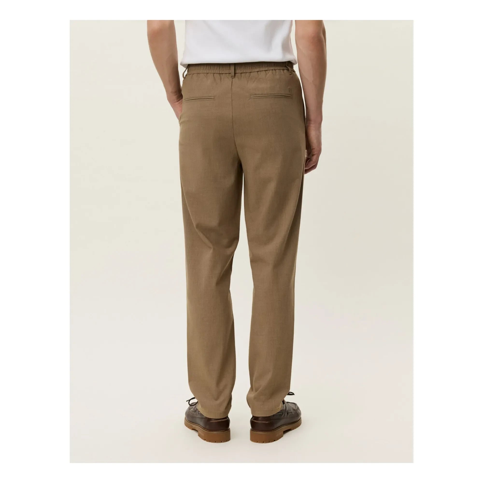 Les Deux - Pantalones pitillo texturizados | Marrón