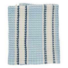 Madam Stoltz - Toalla de invitados panal | Azul