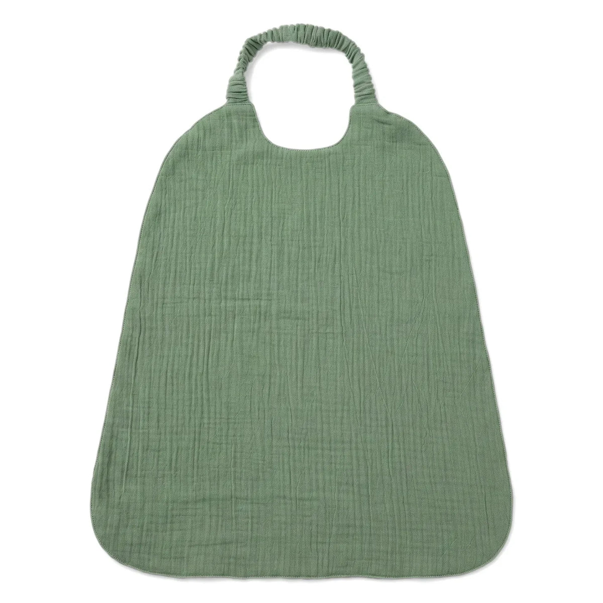 Editions Aimable - Babero Grande Gustave | Muselina verde musgo