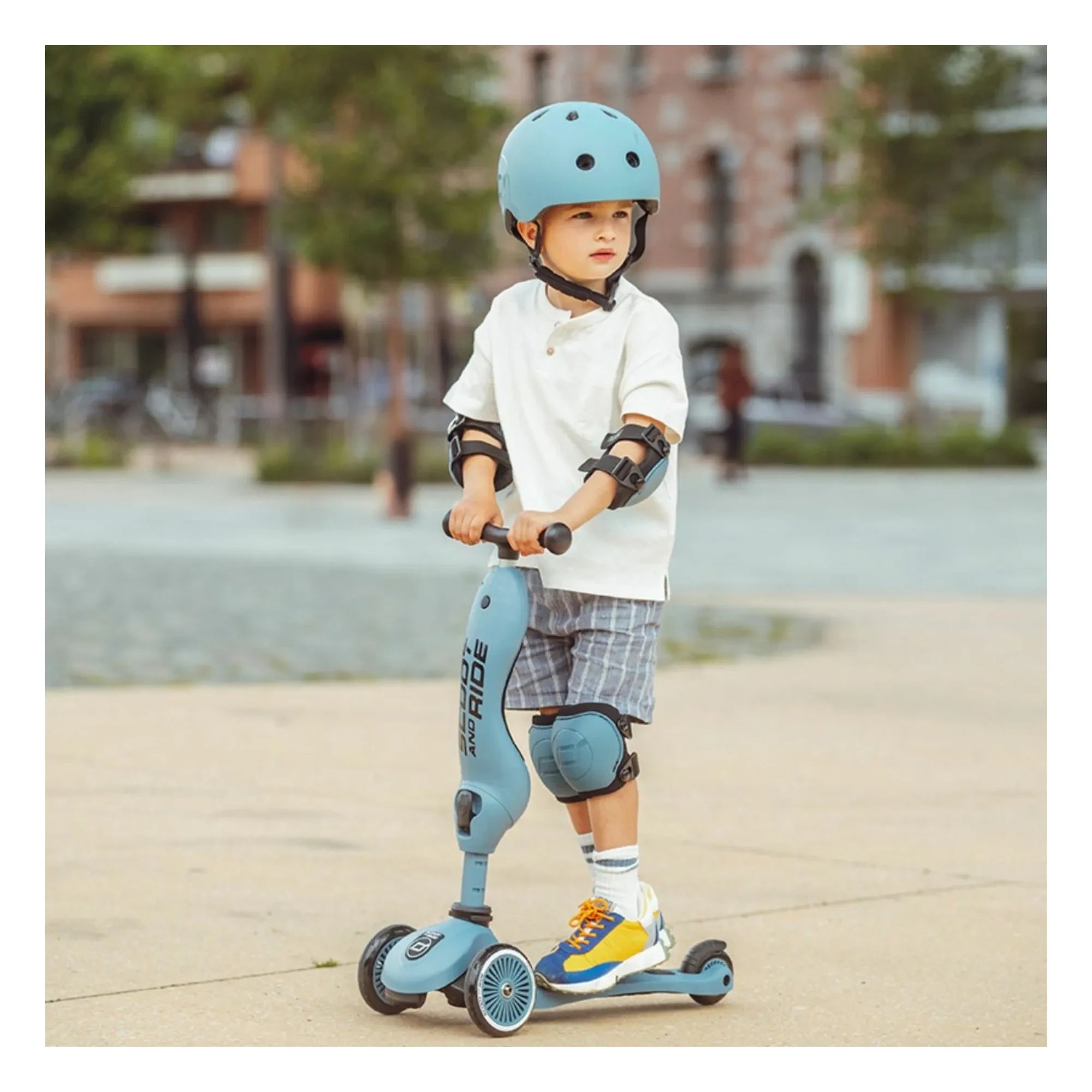 Scoot & Ride - Set de protección | Azul claro